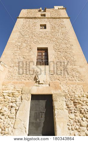 Tower Of Vaillo In The City Of Elche.