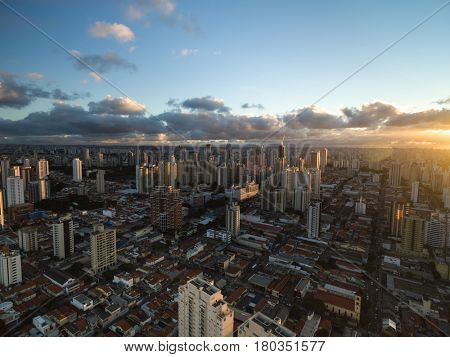Aerial View of Sao Paulo, Brazil