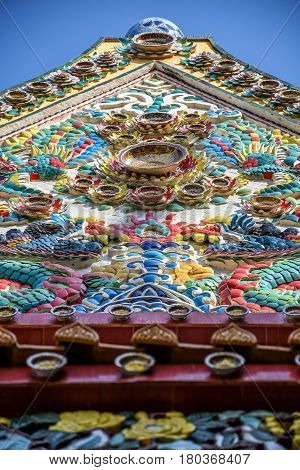 Buddhist Church Built From Porcelain