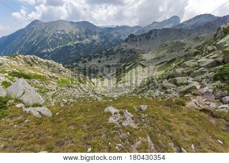 Amazing Panorama from Banderitsa pass, Pirin Mountain, Bulgaria