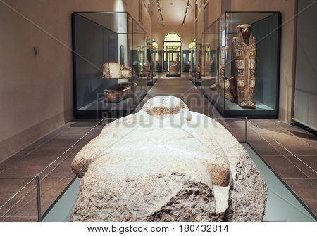 Museo Egizio (egyptian Museum) In Turin