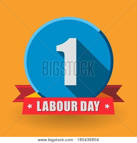 1 May Labour Day Greeting Card Or Background.