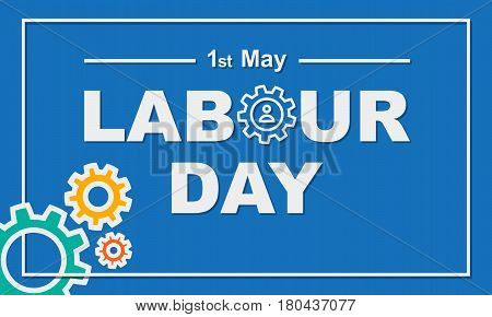 1 May Labour Day Greeting Card Or Background.