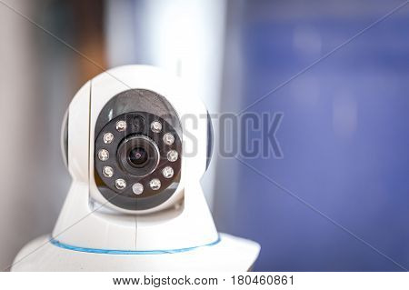 Infared CCTV camera installed in house for security