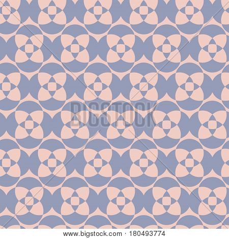 Seamless lilac geometric pattern . Vector illustration