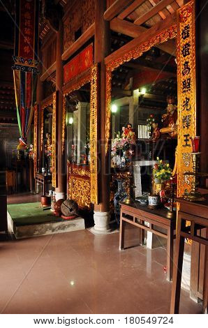 Interior Of The Bich Dong Pagoda, Ninh Binh, Vietnam