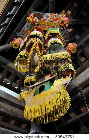 Interior Of The Bich Dong Pagoda, Ninh Binh, Vietnam
