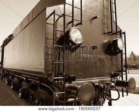 Details Of Polish Steam Locomotive.