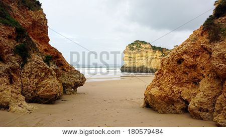 Rocks On The Beach