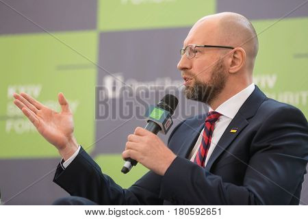 Arseniy Yatsenyuk During 10Th Kyiv Security Forum