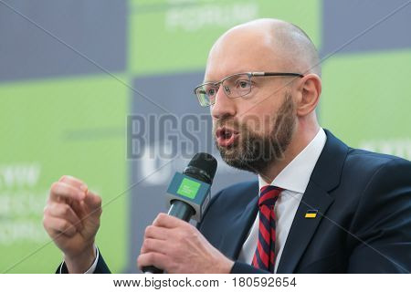 Arseniy Yatsenyuk During 10Th Kyiv Security Forum
