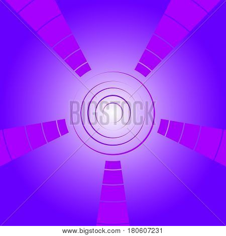 Purple background with circle elements. Vector illustration.