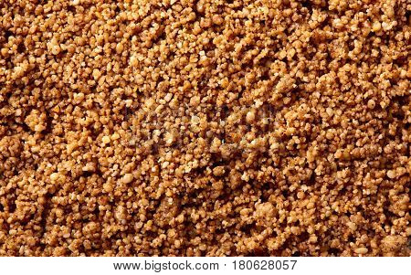 Sesame gomasio seasoning detail texture macro