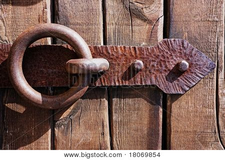 Nærbillede af en doorlock