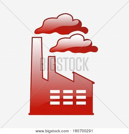 Factory Icon Isolated