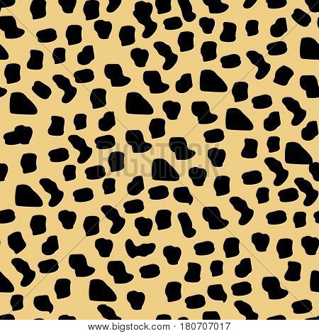 The background image of the vector that mimicked the tiger using a retro background color consisting of yellow and black. A seamless vector