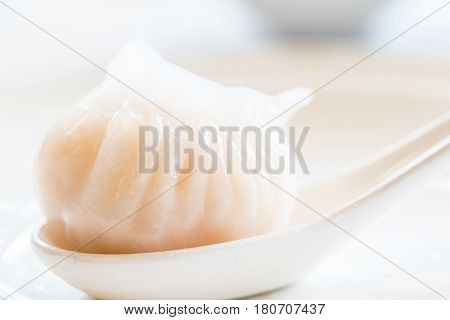 Chinese dim sum Hagao - Steamed Chinese groumet cuisine
