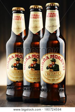 Three Bottles Of Birra Moretti