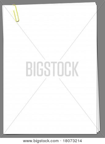 plain white papers