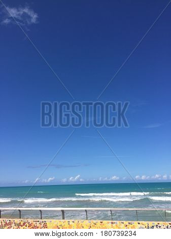 Playa la Pared beach in Luquillo, Puerto Rico