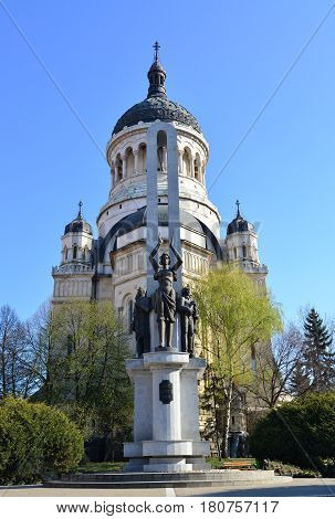 Cluj Napoca city Romania Archdiocesan Cathedral landmark architecture