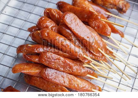 Grilled Chinese Sausage / Thai street food