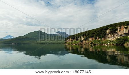 Kurile Lake is a caldera and crater lake in Eastern Volcanic Zone of Kamchatka
