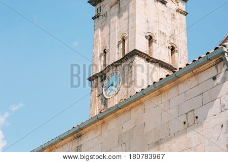 St. Nicholas Church, Old Town Perast in Montenegro