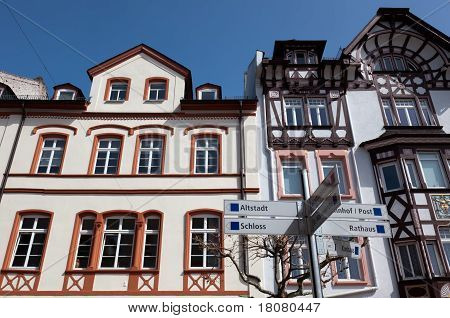 Signo de turista en Bad Homburg