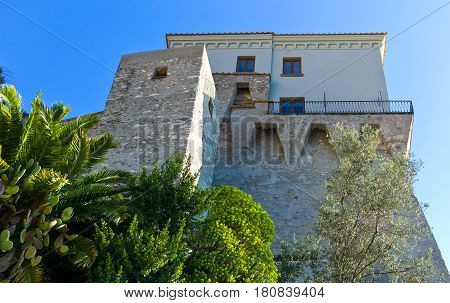 Italy Amalfitana Coast Cetara the Norman Tower