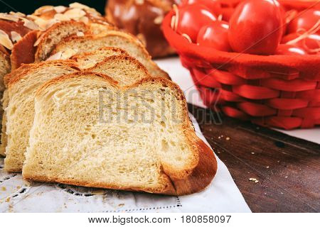 Easter Bread On A Table