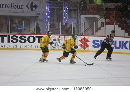 2017 Iihf Ice Hockey World Championship - Romania Vs Spain