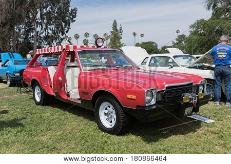 Customized Plymouth Volare Wagon On Display