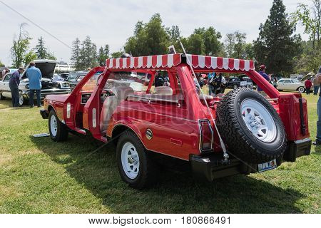 Customized Plymouth Volare Wagon On Display