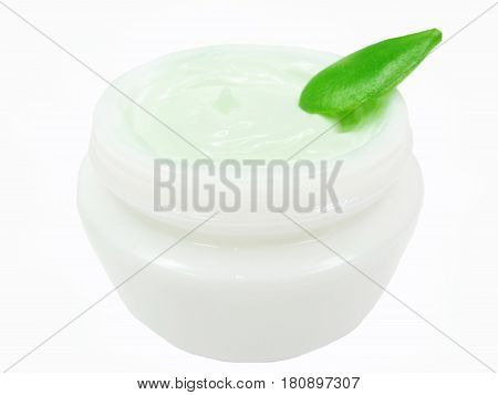 cosmetic herbal creme for face health-care spa