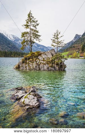 Lake Hintersee, Bavaria, Germany