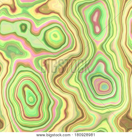 marble agate stony seamless pattern texture background - light pastel yellow pink green beige and brown color