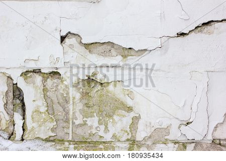 Old Weathered Concrete Wall Texture With Number Of Scratches.