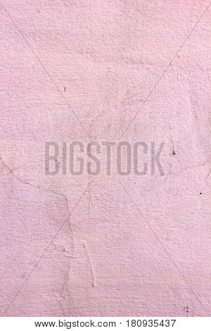 Pink Concrete Wall Texture Old And Dirty.