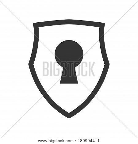 Keylock security symbol icon vector illustration graphic design