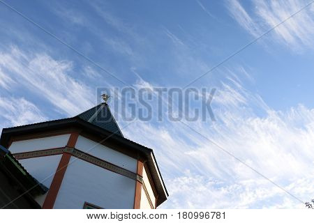 Beautiful Chirch And Blue Sky