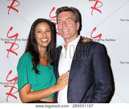 LOS ANGELES - JAN 17:  Alice Hunter, Peter Bergman at the Young and the Restless Celebrates 30 Years at #1 at the CBS Television CIty on January 17, 2019 in Los Angeles, CA