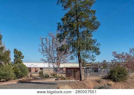 Luckhoff, South Africa, September 1, 2018:  The Scheiding Pumping Station Near Luckhoff In The North
