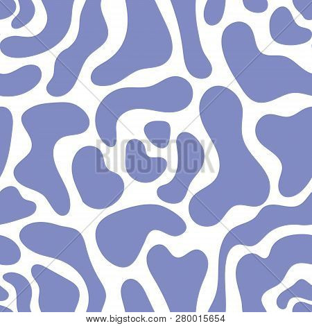 Pastel Abstract Flower Seamless Pattern. Vector Illustration