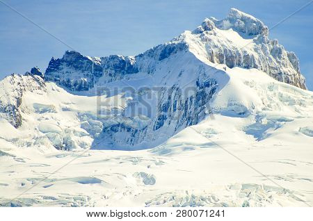 Snow Capped Mount Tronador - Patagonia Region