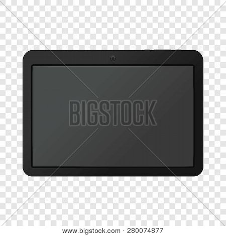 Modern Portable Touch Pad Device Mockup. Realistic Illustration Of Modern Portable Touch Pad Device 