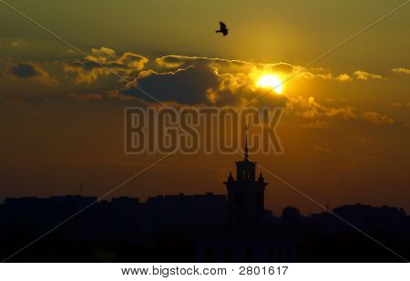 พระอาทิตย์ตก