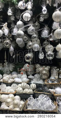 Christmas Toys At Christmas Eve In Beautiful Town Vinne