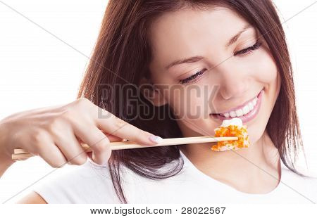 Kobieta z Sushi