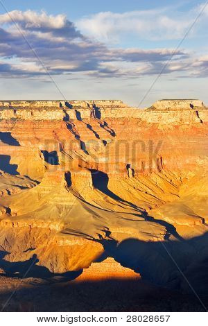 アメリカのグランドキャニオンの壮大な風景